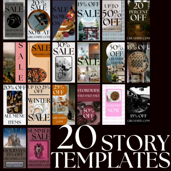 Sale Instagram Story Templates